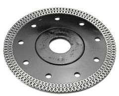 4″ Diamond Mesh Rim Turbo Blade for Chip-Free Cuts 900ft+ Ceramic/Marble Cutter