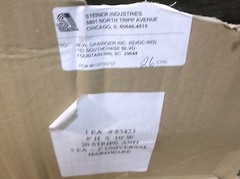 Steiner Welding Strip Door, 8 x 10 ft, Amber, PVC