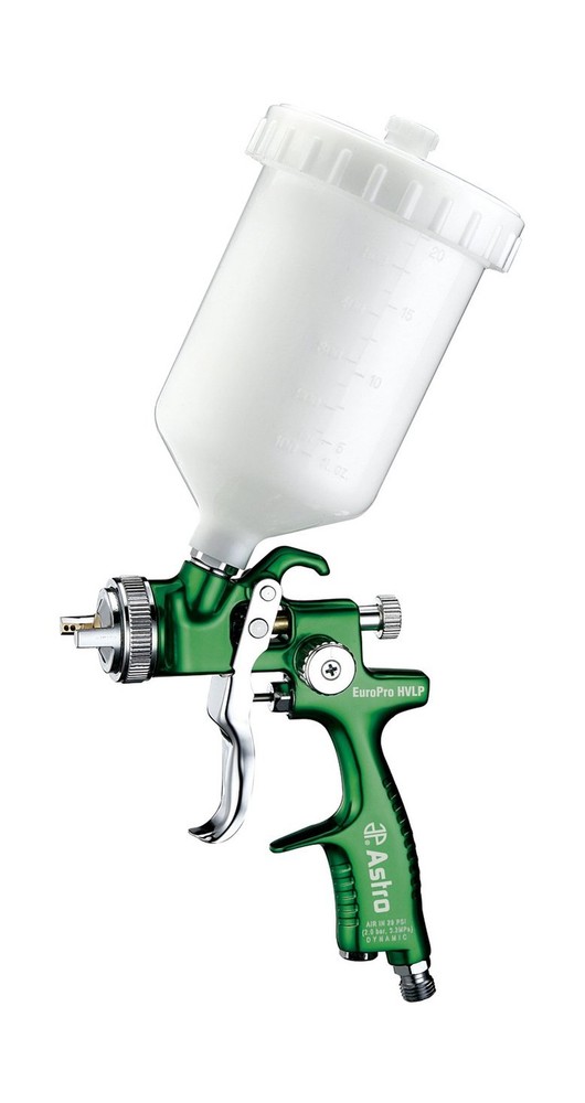 Astro EUROHV109 EuorPro Forged HVLP Spray Gun with 1.9mm Nozzle and Plastic Cup