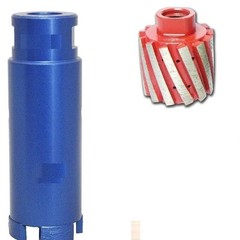 2 x1-3/4 Inch Zero Tolerance Diamond Drum 1 1/2″ Core Drill Bit Granite Concrete