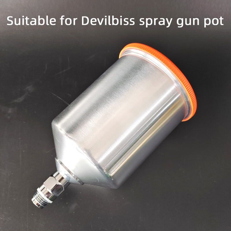 Spray Gun Cup Pot for Devilbiss 600ml Tank General Upper Cup Car Paint Pot