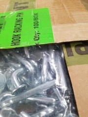 Box of 100 – Unbranded Zinc J-Hook Racking Pin J9490007