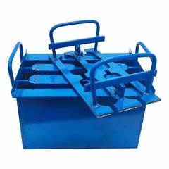 110V Portable Manual Hollow Soil Block Brick Molding Machine H13 Hole Type