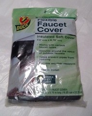 Duck Brand Soft Flexible Insulated Faucet Cover Protects Pipes Sealed New