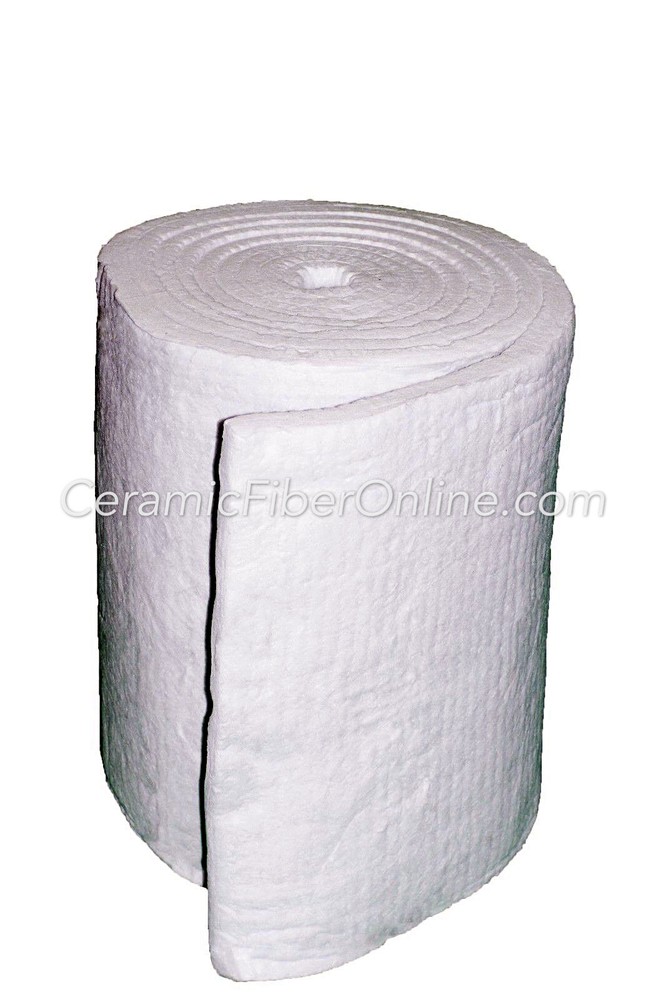 Ceramic Fiber Blanket – 8lb/cu.ft, 1/2″ x 24″ x 600″ (100 sq.ft /Roll)