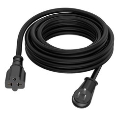25FT 12AWG 90 Degree 15 Amp to 20-Amp Extention Cord, Right-Angle 15Amp