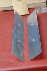 2 Hager 33E 4″X16″ US32 Door Pull Plate Handle Chrome Stainless Steel Commercial