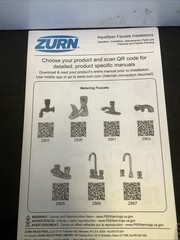 Zurn Single Control Commercial Faucet. Polished Chrome. Z824S0-XL L6