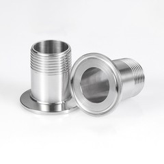 Sanitary Male Threaded Pipe Fitting Tri Clamp Adapte Connector A2/A4 Stainless