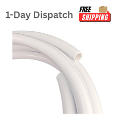 Fabiacci 16ft Flexible PVC Pipe Tubing 16mm Bendable for Crafts White
