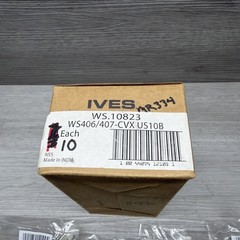 Lot Of 2 IVES WS.10823 WS406/407-CVX US10B Convex Wall Bumper, Oil Rubbed Bronze