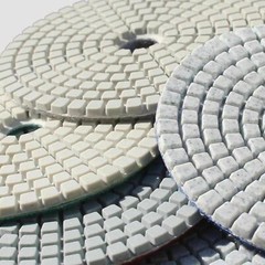 Builder Stone Restoration Kit 47PCS Diamond Pads Wet Polisher Granite Marble