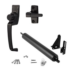 1910 Bundle Heavy Storm Door Closer with Classic PushButton Handle Set, Adjus…