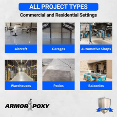 2 Gal. Clear Gloss 2 Part Epoxy Polyaspartic Interior/Exterior, Concrete Base…