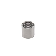 Stainless Steel Pipe Fittings BSP Threaded Adapter Full Socket Coupler Connector