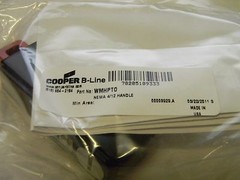 Cooper B-Line 4-12 Nema Rated Wall-Mount Handle Padlock Model WMHPTO