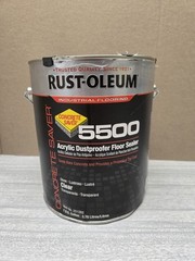 RUST-OLEUM Concrete Saver 5500 Acrylic Dustproofer Floor Sealer Clear- 1 GALLON