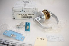 Design Hardware X-76-C-US26D Privacy Lever Lock Heavy-Duty Grade-1 Push button