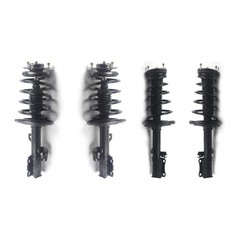 4pc ShockStrut Spring Toyota Camry 2.4L 07-09 2.5L 10-11 Greasable Blk RXY1831