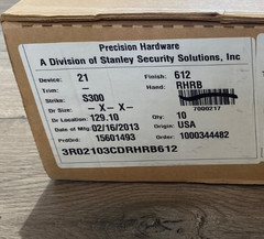 Precision Hardware Stanley Series 2100 Panic Bar Rim Exit Device 612 Bronze RH