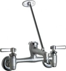 NEW Chicago Faucets 867-RCF Wall Mount Service Sink Faucet Chrome