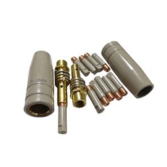 14PCS 15AK Coating Protection Nozzle Non-stick Slag European Protective Sleeve