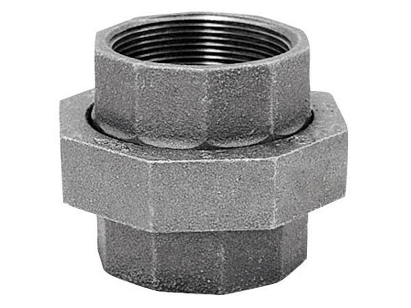 Anvil 8700163457 Galvanized Malleable Iron Pipe Fitting Union 3/4 in. NPT Female
