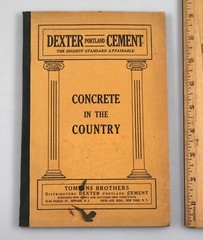 Vintage 1910 Dexter Portland Cement Concrete in Country Booklet Uses for Farmers