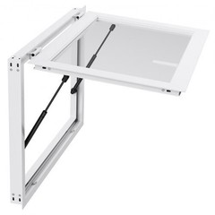 Concession Window 36×24 in, Aluminum Alloy Frame Service Window for Food Truck,