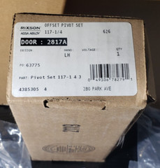 Rixson 117- 1/4 LH Offset Side Jamb Pivot Set Interior Doors