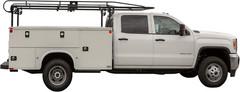Heavy-Duty Steel Ladder Rack for Service Body Truck – 1000Lb Capacity