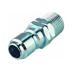 Mi-T-M AW-0017-0005 / AW00170005 3/8 MPT x 3/8 QC Steel Plated Plug