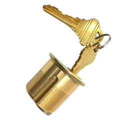 5X Mortise Lock SC1 Cylinders KD Adams Rite Type 10 Keys For Front Door Brass