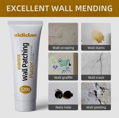Drywall Repair Kit Hole Repair Patch Kit Wall Spackle Repair Paste (x2 Kits)