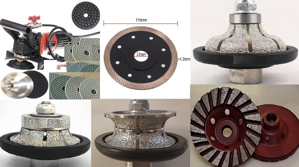 Full Countertop Fabrication Kit Edge Profiling Grinding Polishing F30 B30 V30