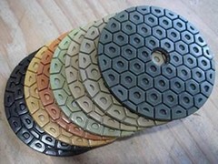 7″ stone Polishing Pad 5 Step 10PC FOR granite marble quartz sandstone concrete