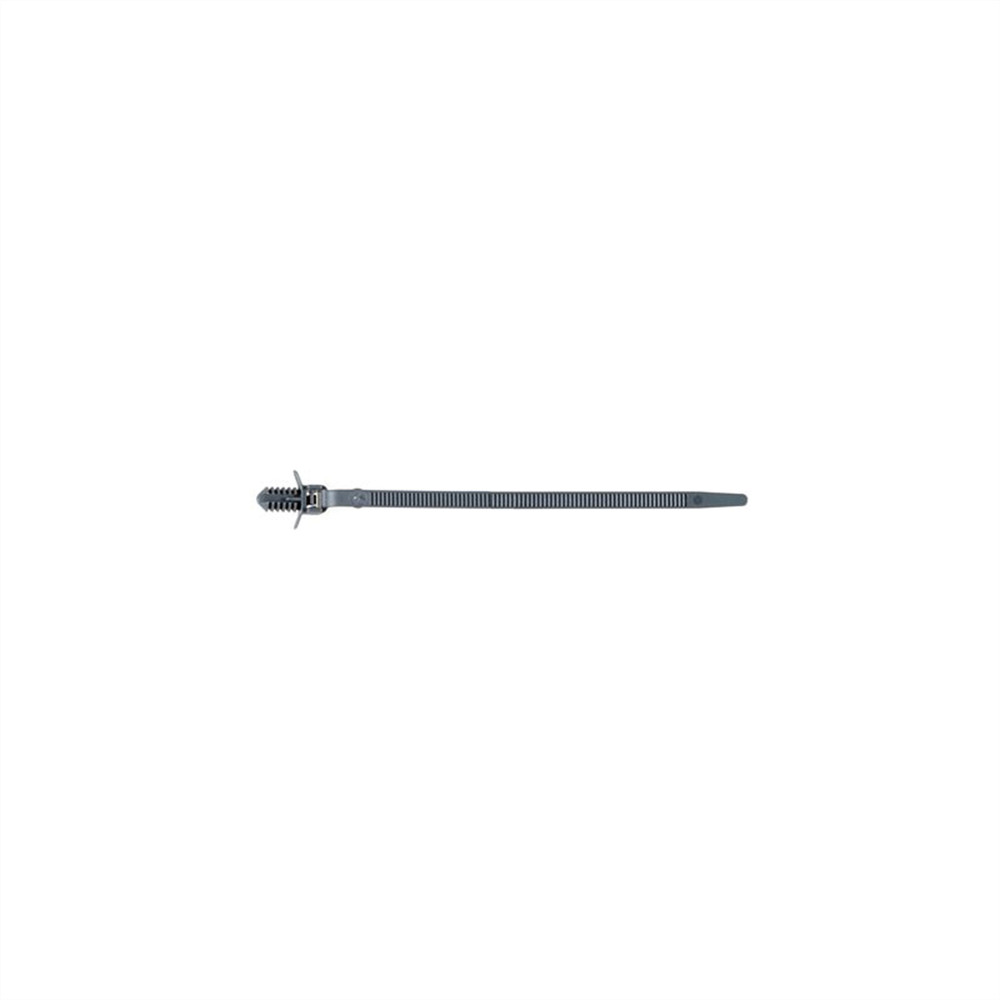 AVC.21203 AUVECO 21203 Cable Tie, 155 mm L x 5 mm W, Nylon, Gray