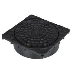 Manhole Cover for Smooth Pipe 315mm Underground Drainage Inspection Chamber Lid