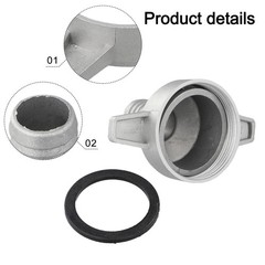 Aluminum Water Pump Fitting with Secure Rubber Gasket for 1 for 2 3 Inches