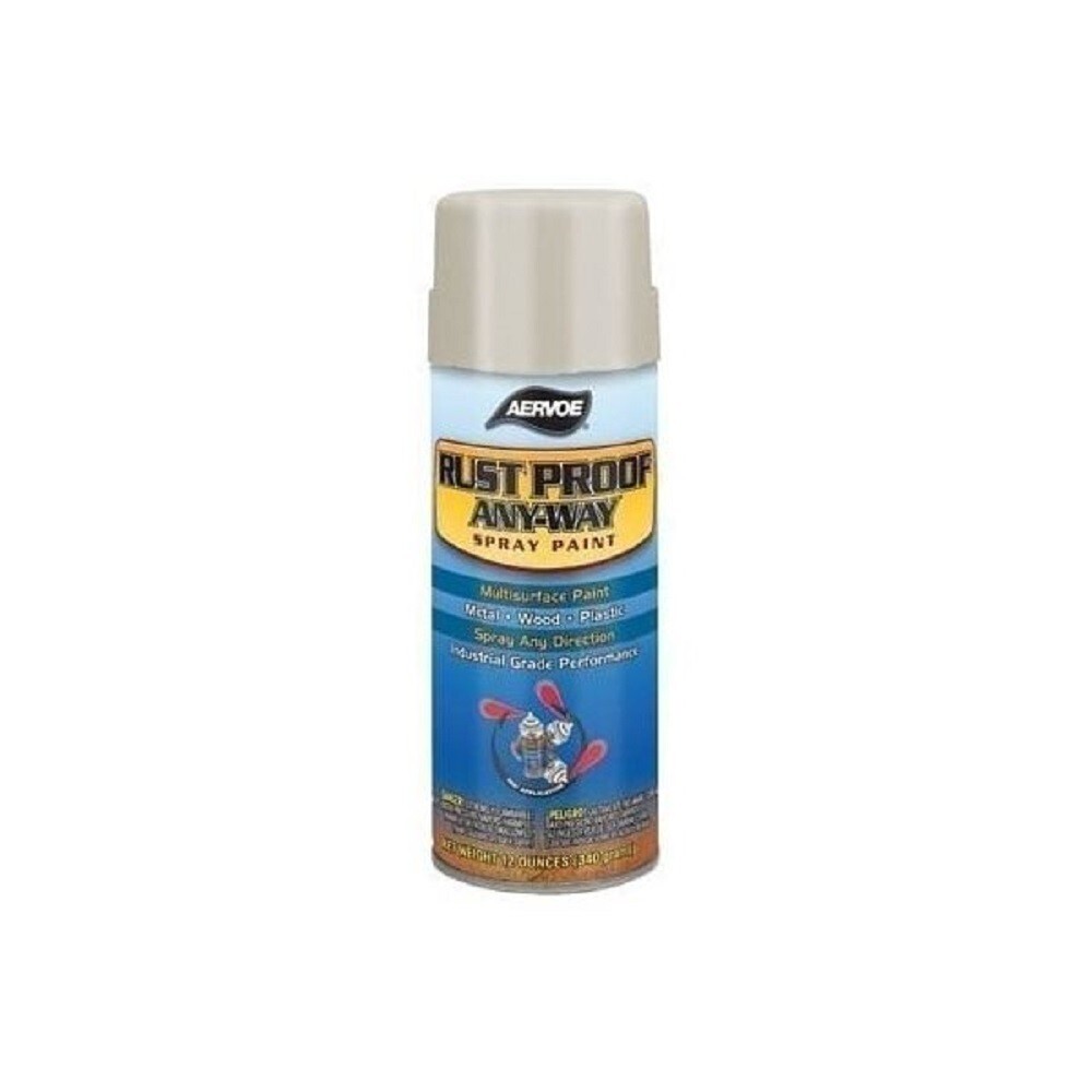 Rust Proof 307 Any-Way Spray Paint. Safety White – 12/pk