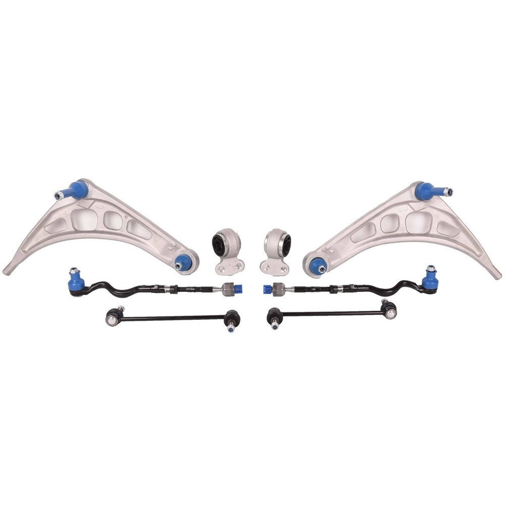 8pcs Front Suspension Control Arm Kit Forged Aluminium Steel E46 A0058A0071