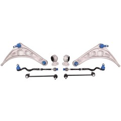 8pcs Front Suspension Control Arm Kit Forged Aluminium Steel E46 A0058A0071