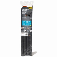 Thermwell 5P12X Tubular Pipe Insulation, Polyethylene Foam, Pre-Slit, For 1 or