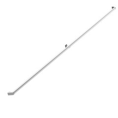 Firmetal 11 FT Aluminum Handrail Indoor Outdoor Stairs Wall Mounted Anodized