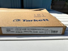 TARKETT/JOHNSONITE*Hrts Cgm1/8 Hammered H801CGM024 24X24 RUBBER-T-SILVER SLATED