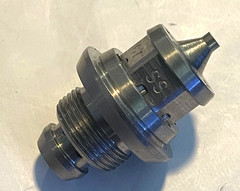 Binks 2100 2001 AIR SPRAY GUN FLUID NOZZLE 45-6701 67SS .086 2.2 TIP SIZES