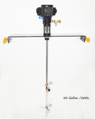 TECHTONGDA 50 Gallon /200L Tank Pneumatic Barrel Mixer 1/2 HP for Paint/Dope