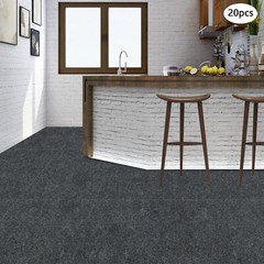 20 Pcs Square Carpet, Peel and Stick Floor Carpet, Self-Adhesive Carpet