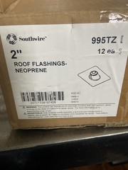 Southwire 995TZ 2″ Roof Flashing Neoprene Galvanized Case of 12 New