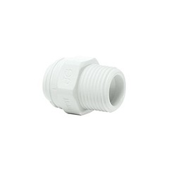 3/8″ x 1/2″ NPTF Male Connector (Polypropylene) – PP011224W-US